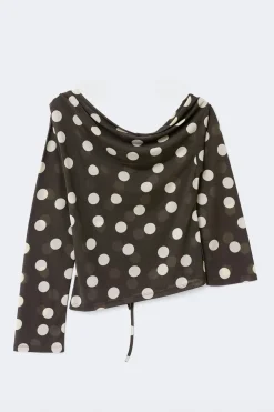 Asymmetric top - Braun - Dame - Gina Tricot