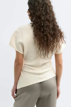 Asymmetric top - Weiß - Dame - Gina Tricot
