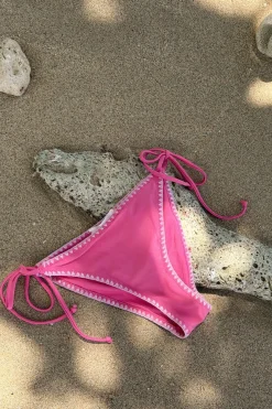 14+ azul cheeky bikini bottom - Rosa - Gina Tricot