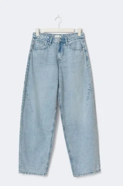 Baggy-crush petite jeans - Blau - Dame - Gina Tricot