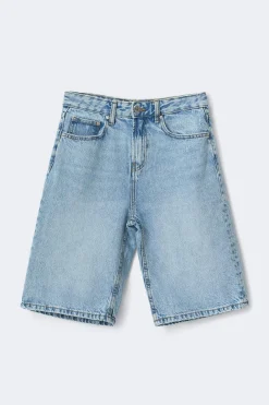Baggy denim shorts - Blau - Dame - Gina Tricot