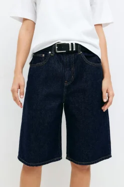 Baggy denim shorts - Blau - Dame - Gina Tricot