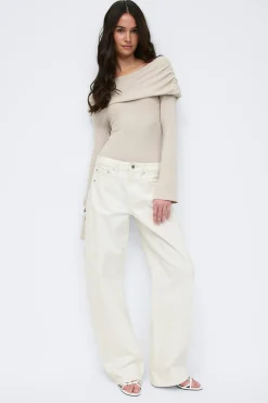 Balloon jeans - Weiß - Dame - Gina Tricot
