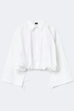 Balloon shirt - Weiß - Dame - Gina Tricot