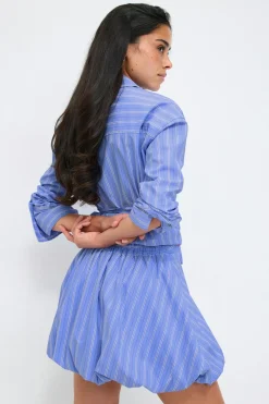Balloon skirt - Blau - Dame - Gina Tricot