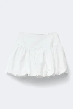 Balloon skirt - Weiß - Dame - Gina Tricot