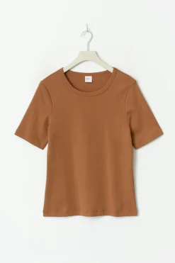 Basic classic top - Beige - Dame - Gina Tricot