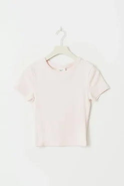 Basic tight top - Rosa - Dame - Gina Tricot