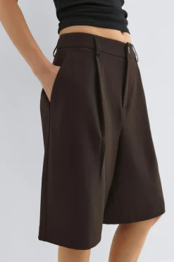 Bermuda shorts - Braun - Dame - Gina Tricot