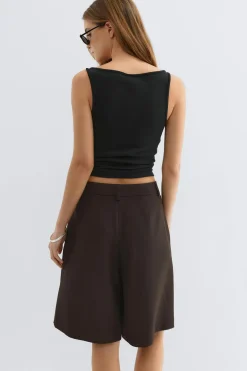 Bermuda shorts - Braun - Dame - Gina Tricot