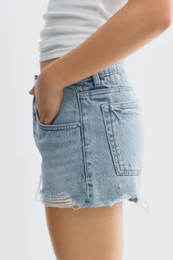 Blue crush denim shorts - Blau - Dame - Gina Tricot