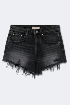 Blue crush denim shorts - Schwarz - Dame - Gina Tricot
