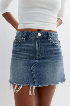 Blue crush denim skirt - Blau - Dame - Gina Tricot