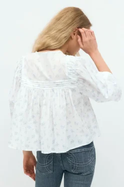 Boho blouse - Blau - Dame - Gina Tricot