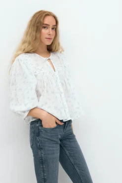 Boho blouse - Blau - Dame - Gina Tricot