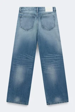Boss bby wide jeans - Blau - Dame - Gina Tricot