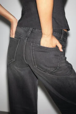 Boss bby wide jeans - Schwarz - Dame - Gina Tricot