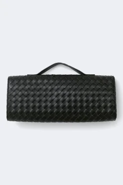 Braided clutch bag - Schwarz - Dame - Gina Tricot