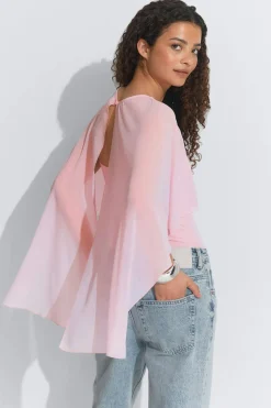 Chiffon cape top - Rosa - Dame - Gina Tricot