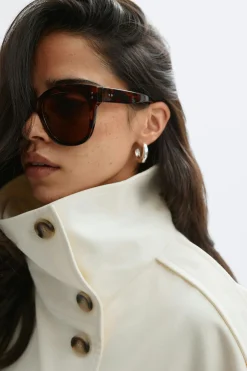 Classic sunglasses - Beige - Dame - Gina Tricot