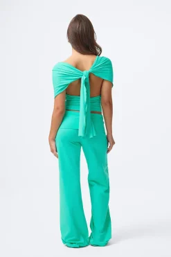 14+ coral baggy yoga pants - Blau - Gina Tricot