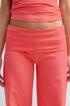 14+ coral baggy yoga pants - Orange - Gina Tricot