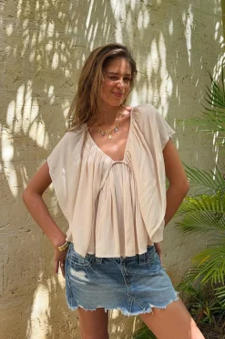 14+ coral blouse - Rosa - Gina Tricot