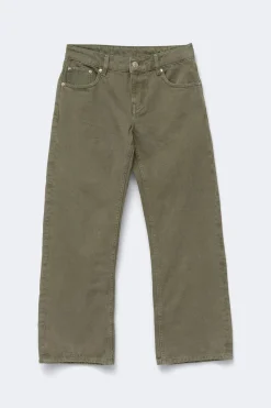 Crush cropped jeans - Beige - Dame - Gina Tricot