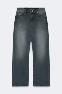 Crush straight jeans - Schwarz - Dame - Gina Tricot