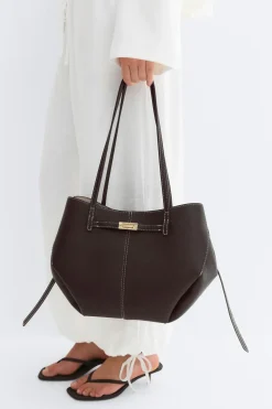 Detail midi bag - Braun - Dame - Gina Tricot