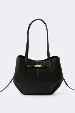 Detail midi bag - Schwarz - Dame - Gina Tricot