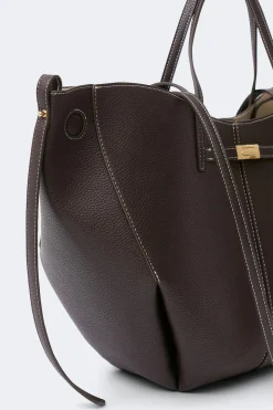 Detail strap tote bag - Braun - Dame - Gina Tricot