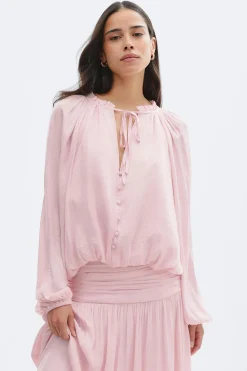 Drapy top - Rosa - Dame - Gina Tricot