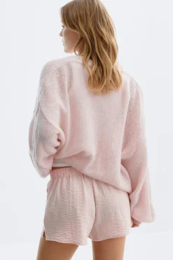 Drawstring shorts - Rosa - Dame - Gina Tricot