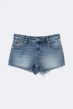 Drop loose denim shorts - Blau - Dame - Gina Tricot