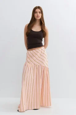 Dropped waist skirt - Rosa - Dame - Gina Tricot