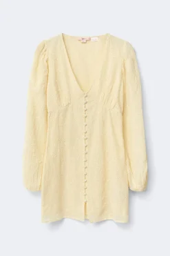 14+ embroidery dress - Beige - Gina Tricot
