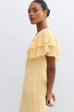 Flowy dress - Gelb - Dame - Gina Tricot