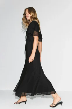 Flowy dress - Schwarz - Dame - Gina Tricot