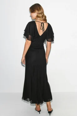 Flowy dress - Schwarz - Dame - Gina Tricot