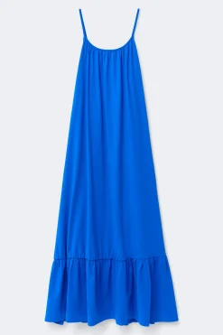 Flowy maxi dress - Blau - Dame - Gina Tricot