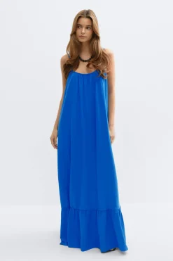 Flowy maxi dress - Blau - Dame - Gina Tricot