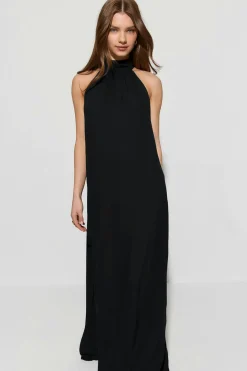 Flowy maxi dress - Schwarz - Dame - Gina Tricot
