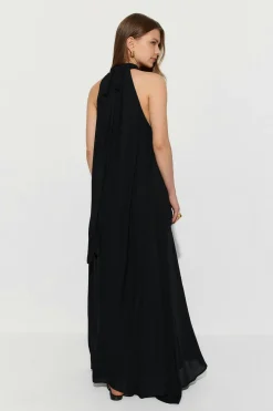 Flowy maxi dress - Schwarz - Dame - Gina Tricot