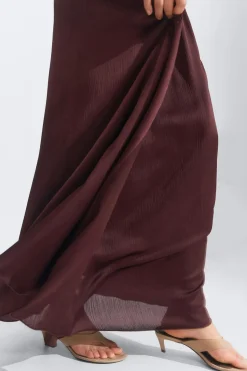 Flowy maxi skirt - Braun - Dame - Gina Tricot