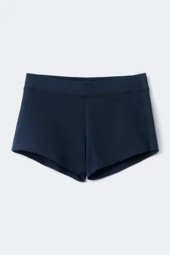 14+ folded waist shorts - Blau - Gina Tricot