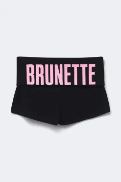 14+ folded waist shorts - Schwarz - Gina Tricot