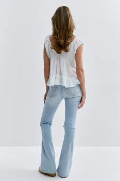 14+ for real low waist jeans - Blau - Gina Tricot
