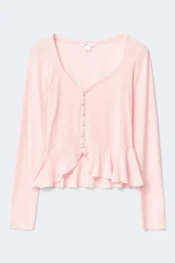 14+ frill top - Rosa - Gina Tricot