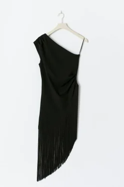 Fringe top - Schwarz - Dame - Gina Tricot